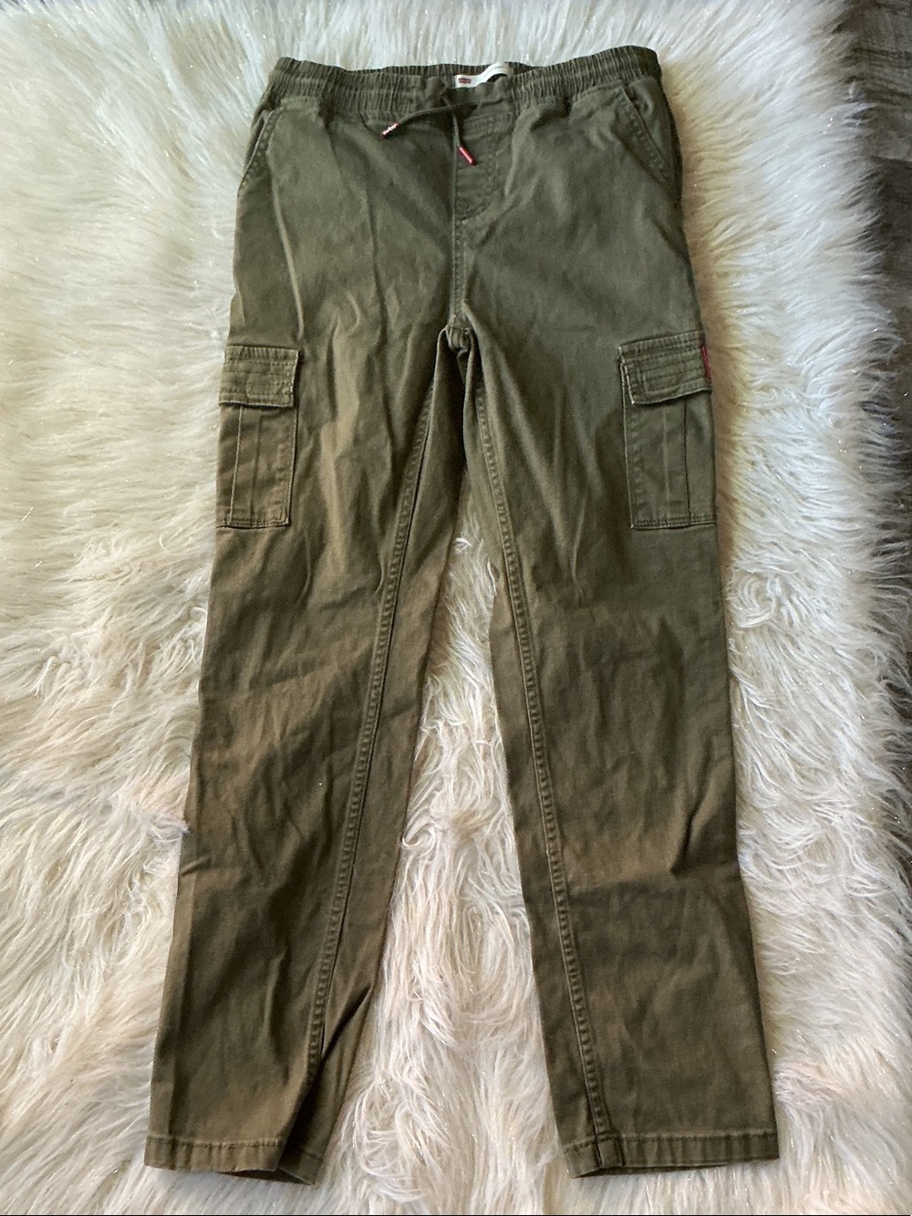 Levi's boys  Olive Cargo Drawstring Pants